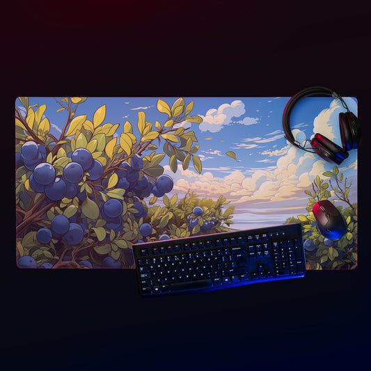 Blueberry Bounty Gaming Mousepad