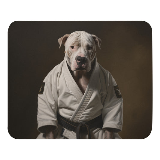 Pitbull in a Gi Mousepad